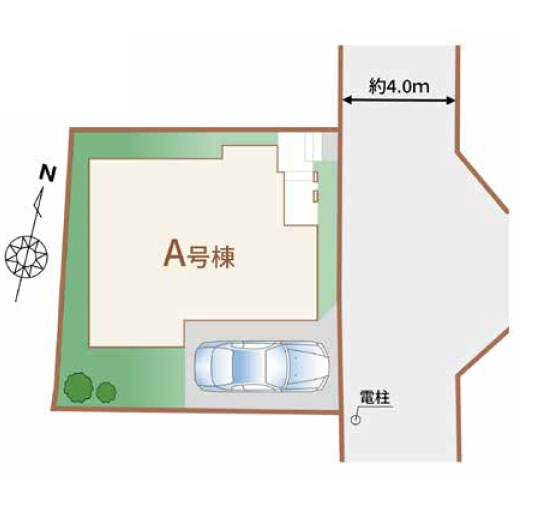 【区画図】 | 練馬区三原台3丁目　新築分譲住宅　全1棟（成増店） | ※図面と現況が異なる場合は現況優先となります。
