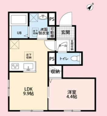 リーブルファイン岩槻駅前の間取り