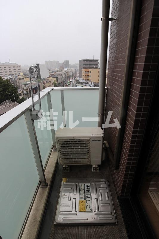 北区豊島２丁目の賃貸マンションのバルコニー
