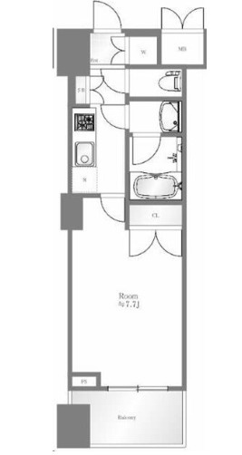 パレステュディオ新宿御苑駅前の間取り|パレステュディオ新宿御苑駅前