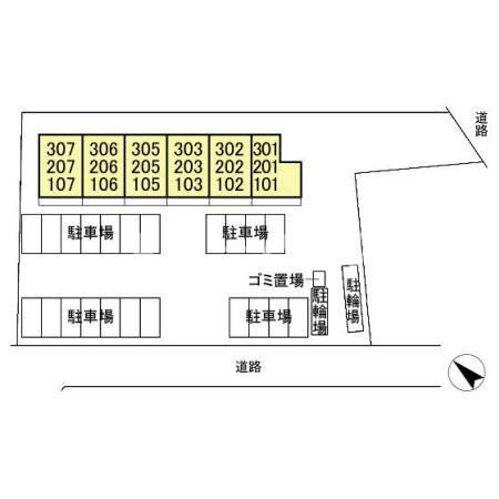 ベルウッド六番館の区画図