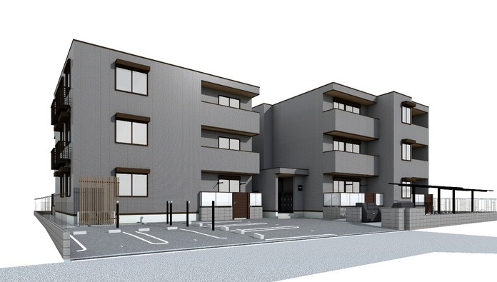 D-residence服部寿町の外観パース