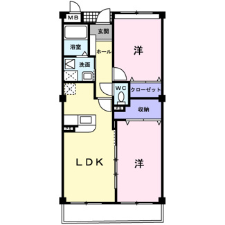 【間取り】 | プルミエール・クラスⅢＡ | 間取図
