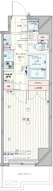 板橋区板橋２丁目の賃貸マンションの間取り