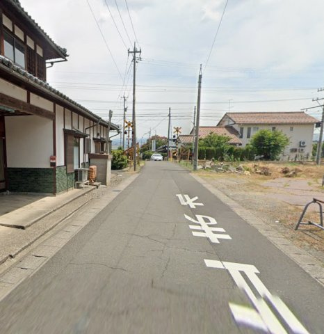 鯖江市水落町2丁目　土地の前面道路含む現地写真