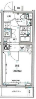 【間取り】 | スパシエ新宿哲学堂公園 | 間取りです。