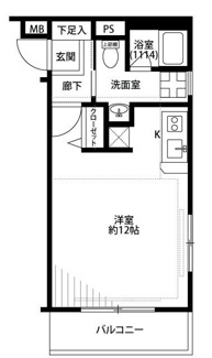 【間取り】 | プレール・ドゥーク下井草 | 間取りです。
