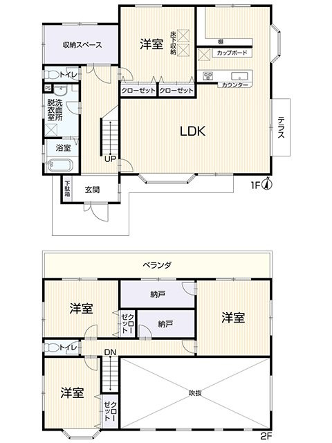 大津市仰木の里6丁目の間取り
