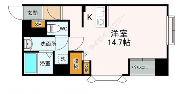 モンフレールの間取り