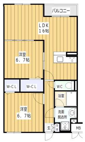 【間取り】 | M's Ring Grande 春日出北