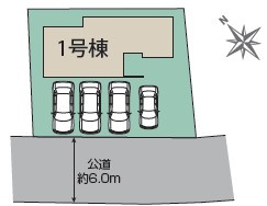 【区画図】 | 富士宮市万野原新田　新築戸建て　全1棟