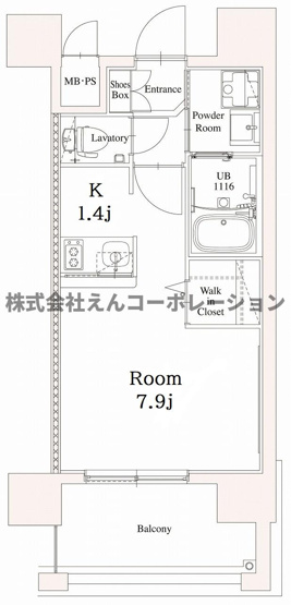 【間取り】 | エンクレスト香椎駅前