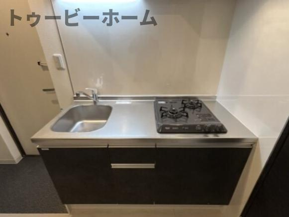 狭山市大字水野のアパートのキッチン|お料理しやすいキッチンです