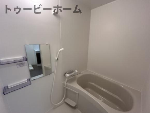 狭山市大字水野のアパートの浴室|落ち着いた空間のお風呂です