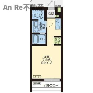 川口市戸塚東２丁目のアパートの間取り