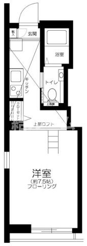 練馬区氷川台４丁目のアパートの間取り