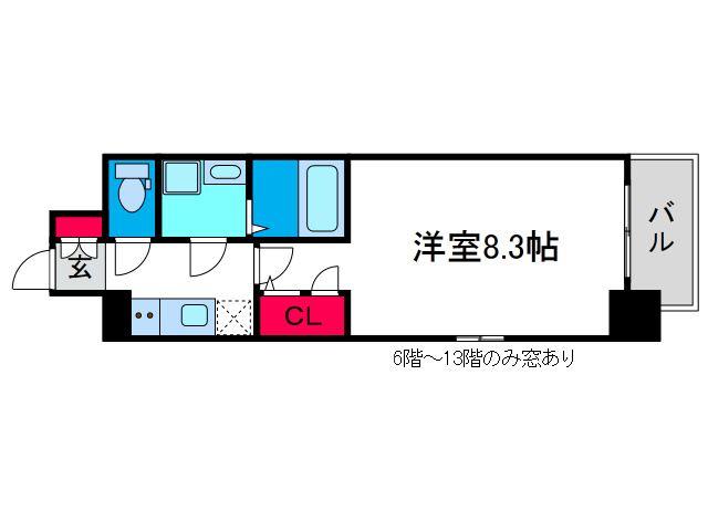 エスリードレジデンス弁天町グランデの間取り