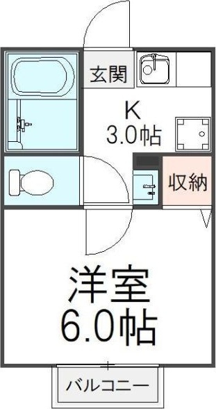 ヴランドール東船橋の間取り