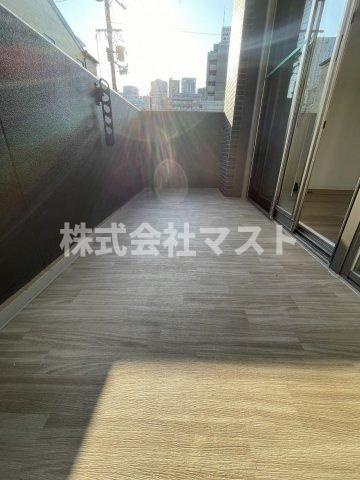 サンセール豊崎のバルコニー
