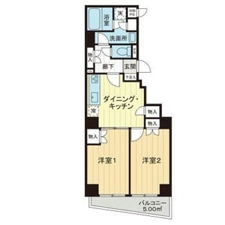 【間取り】 | ライオンズマンション浅草言問橋 | 間取りです。