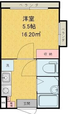 アーバ・ハイツ西早稲田の間取り|間取りです。