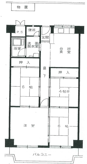 ローレルハイツ宝塚壱号棟の間取り