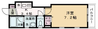 【間取り】 | ｂｅｌｌｅｚｚａ中野坂上 | 間取りです。