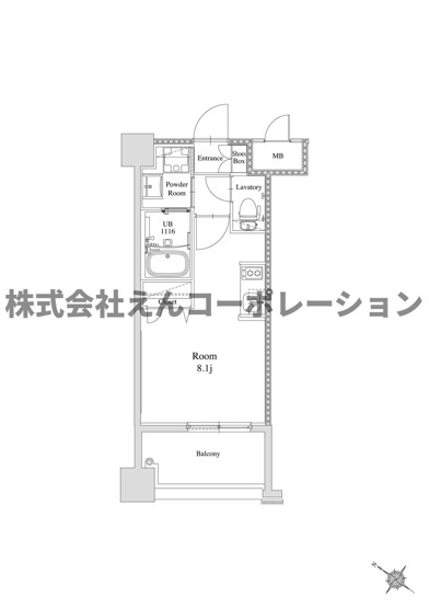 【間取り】 | エンクレスト天神南PURE