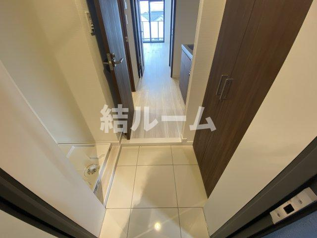 板橋区蓮沼町の賃貸マンションの玄関