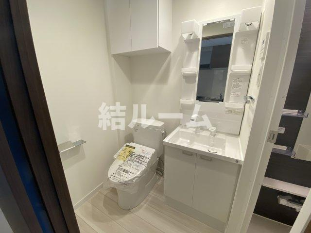 板橋区蓮沼町の賃貸マンションの独立洗面台