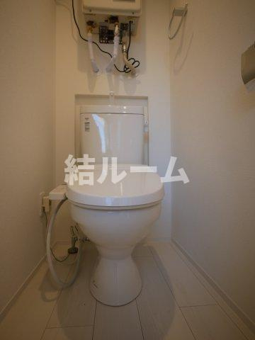 板橋区南常盤台１丁目の賃貸マンションのトイレ