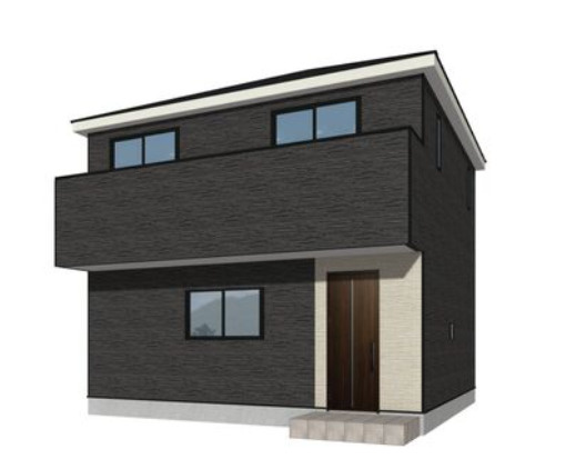 野田市蕃昌第2　新築戸建　1号棟の外観パース