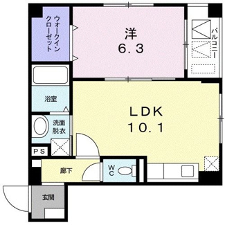 【間取り】 | テシオ蔵前 | 間取りです。