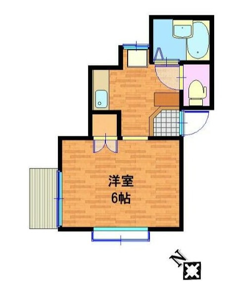 プルメリアの間取り