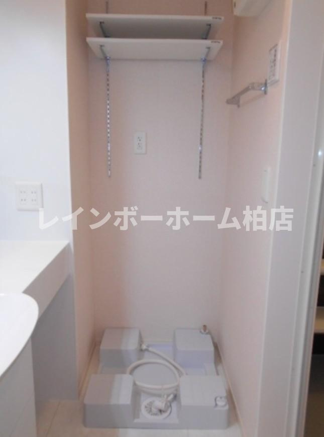仲介手数料（賃料の1.10ヵ月）の50％OFF対象物件！の設備|室内洗濯機置き場です