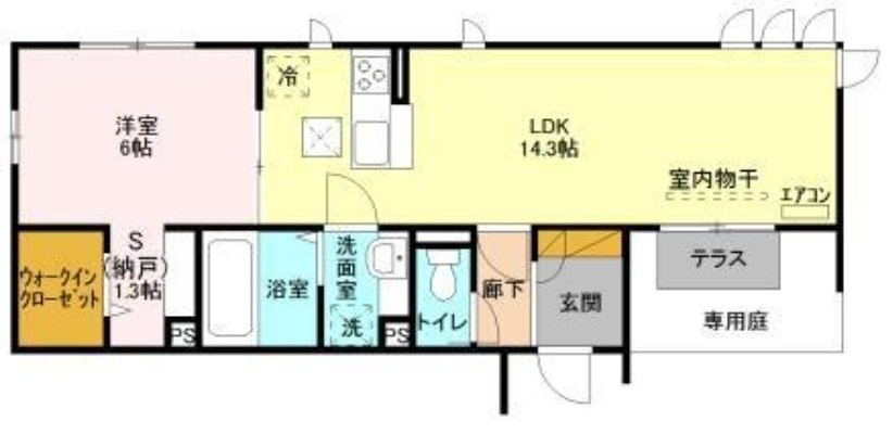 仲介手数料（賃料の1.10ヵ月）の50％OFF対象物件！の間取り