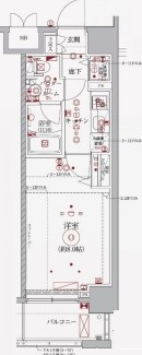 【間取り】 | レアライズ浅草Ⅲ | 間取りです。