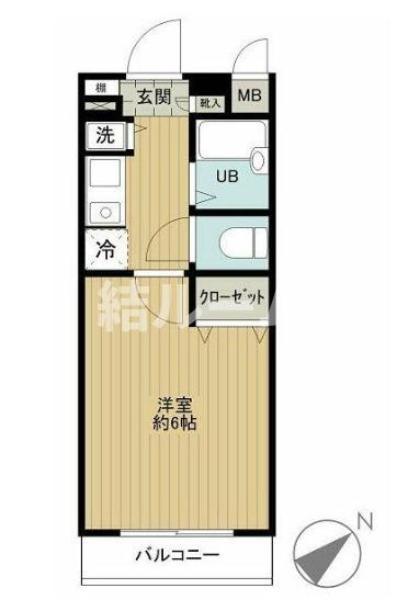 文京区千石３丁目の賃貸マンションの間取り