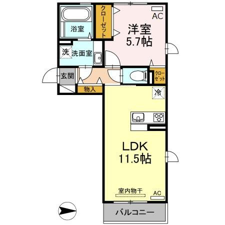 アルバ日吉の間取り