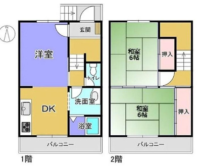 神戸西壱番館ハウスの間取り