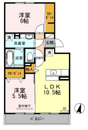 【間取り】 | カーサフラグランツァ【名古屋市賃貸・カードキー】