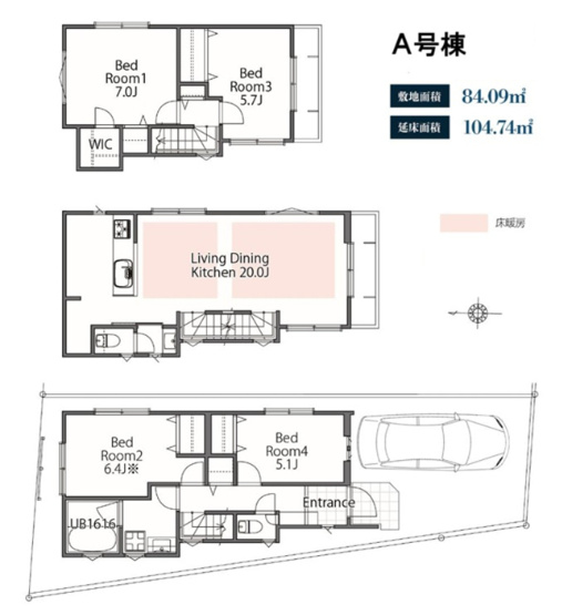 【間取り】 | 【仲介手数料３７０万円が無料！】■千歳船橋駅８分■４ＬＤＫ＋車庫■ＬＤＫ１９帖超 | Ａ号棟
１１，２００万円
４ＬＤＫ＋車庫
決算特別キャンペーン！
家計応援サービスの限界に挑戦中！
「物件概要」の「諸費用」欄をご覧下さい！
■千歳船橋駅８分
■商店街を通る道のり
■南道路
