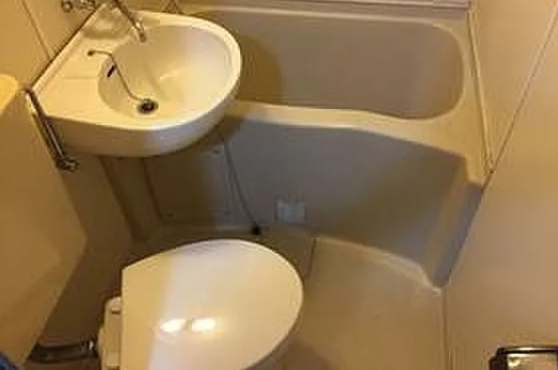 ハイツひらまつの浴室