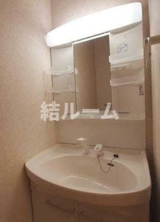 練馬区小竹町１丁目のアパートの洗面所