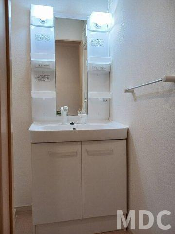 吉野川市鴨島町喜来のアパートの洗面所