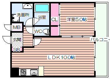 【間取り】 | フローライト南森町