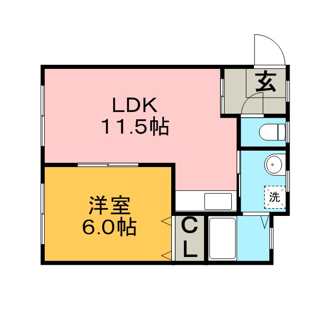 ソレイユ諏訪野の間取り