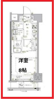 【間取り】 | クレイシア秋葉原ラグゼスウィート