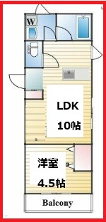 【間取り】 | シャルム三弘