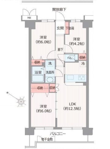 【間取り】の画像